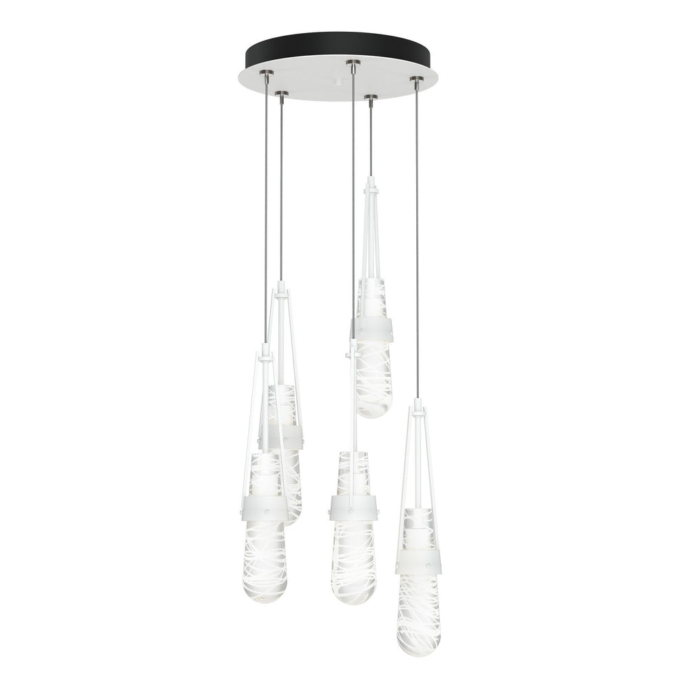 Hubbardton Forge - LED Pendant - Link - White- Union Lighting Luminaires Decor
