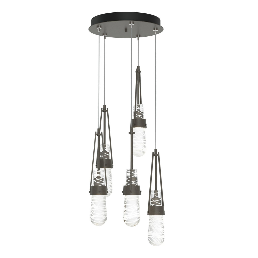 Hubbardton Forge - LED Pendant - Link - Dark Smoke- Union Lighting Luminaires Decor
