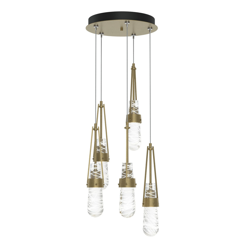 Hubbardton Forge - LED Pendant - Link - Soft Gold- Union Lighting Luminaires Decor