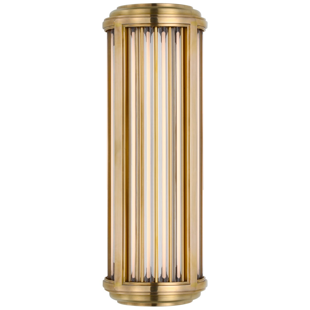 Ralph Lauren Canada - LED Wall Sconce - Perren - Natural Brass and Glass Rods- Union Lighting Luminaires Decor