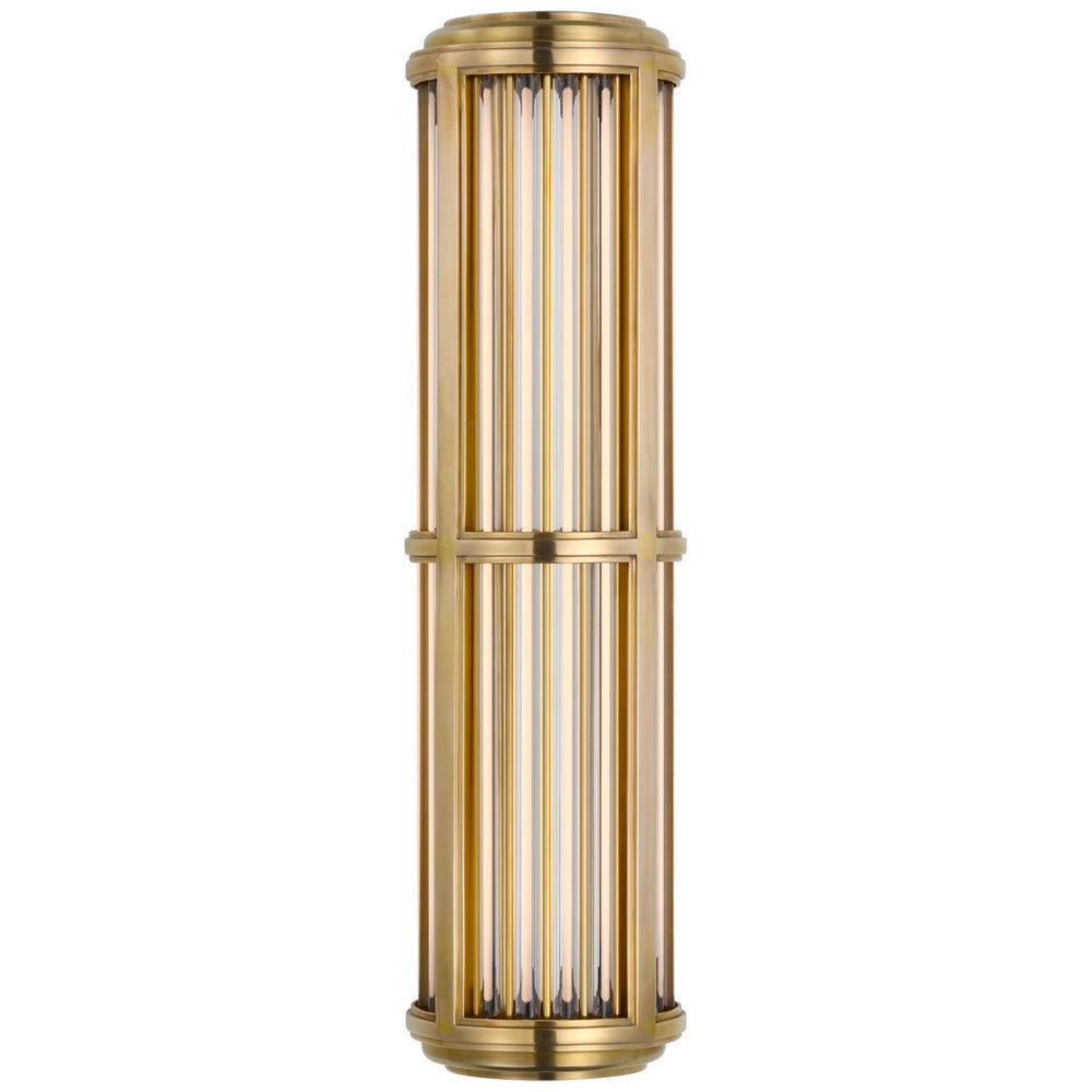 Ralph Lauren Canada - LED Wall Sconce - Perren - Natural Brass and Glass Rods- Union Lighting Luminaires Decor