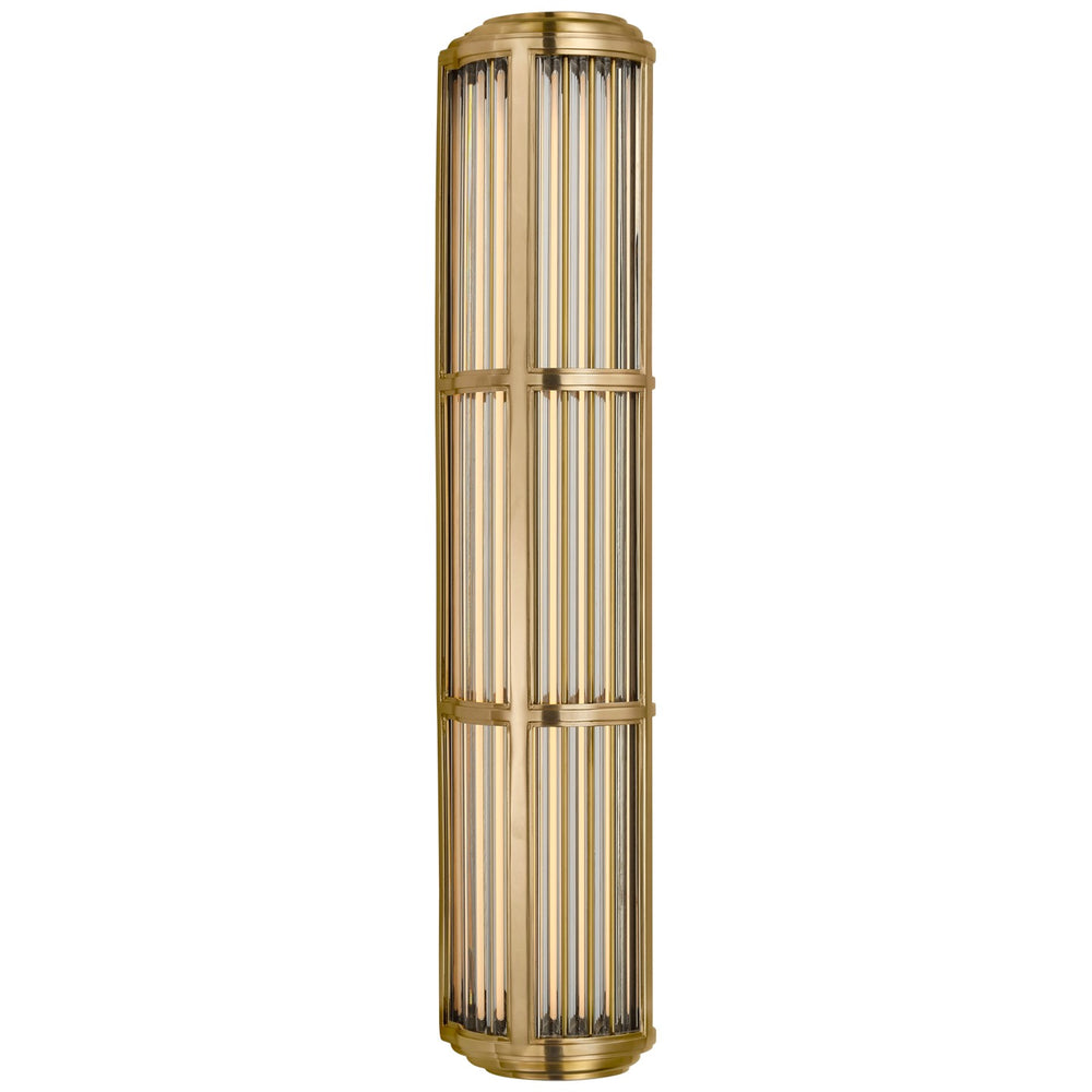 Ralph Lauren Canada - LED Wall Sconce - Perren - Natural Brass and Glass Rods- Union Lighting Luminaires Decor