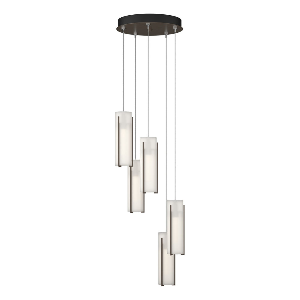 Hubbardton Forge - LED Pendant - Exos Glass - Bronze- Union Lighting Luminaires Decor