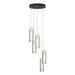 Hubbardton Forge - LED Pendant - Exos Glass - Bronze- Union Lighting Luminaires Decor
