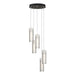 Hubbardton Forge - LED Pendant - Exos Glass - Dark Smoke- Union Lighting Luminaires Decor