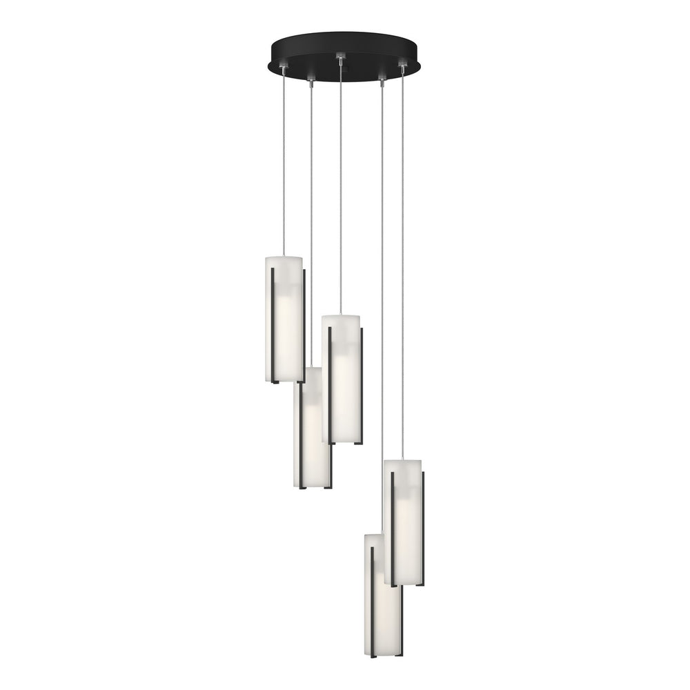 Hubbardton Forge - LED Pendant - Exos Glass - Black- Union Lighting Luminaires Decor