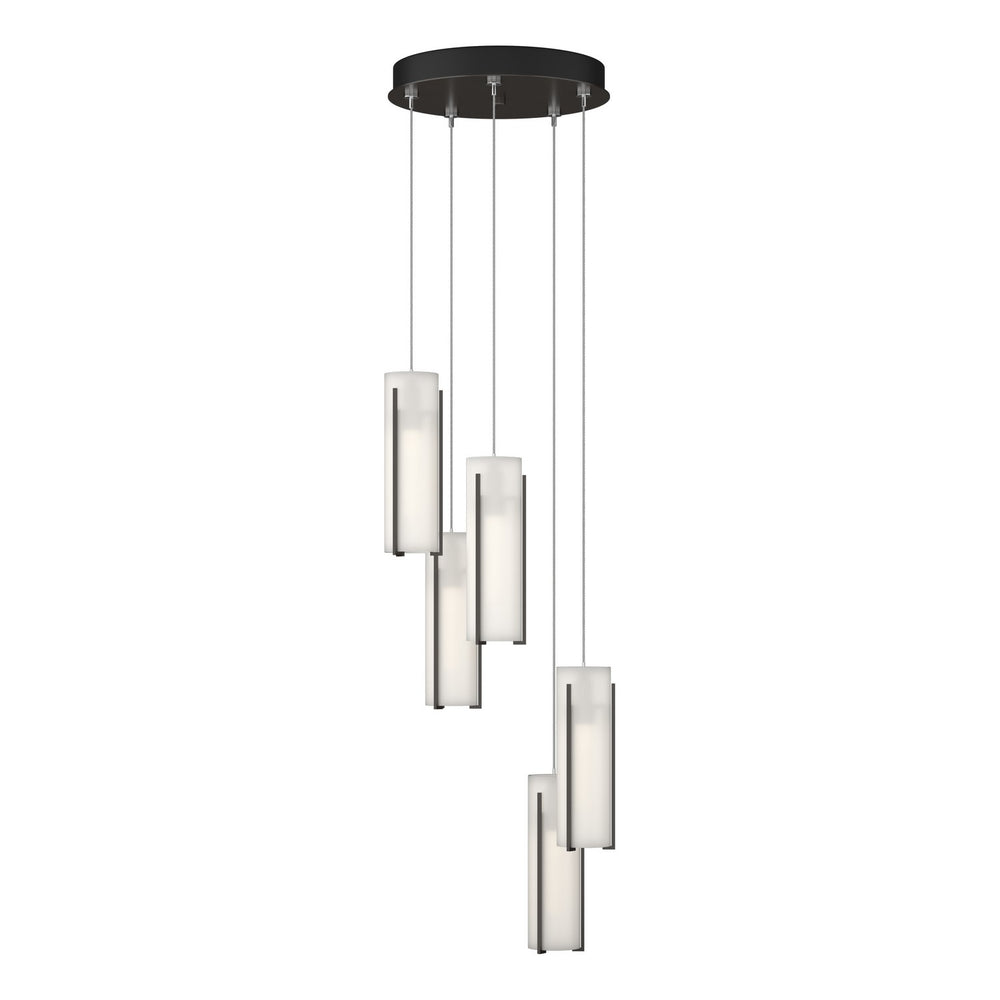 Hubbardton Forge - LED Pendant - Exos Glass - Oil Rubbed Bronze- Union Lighting Luminaires Decor