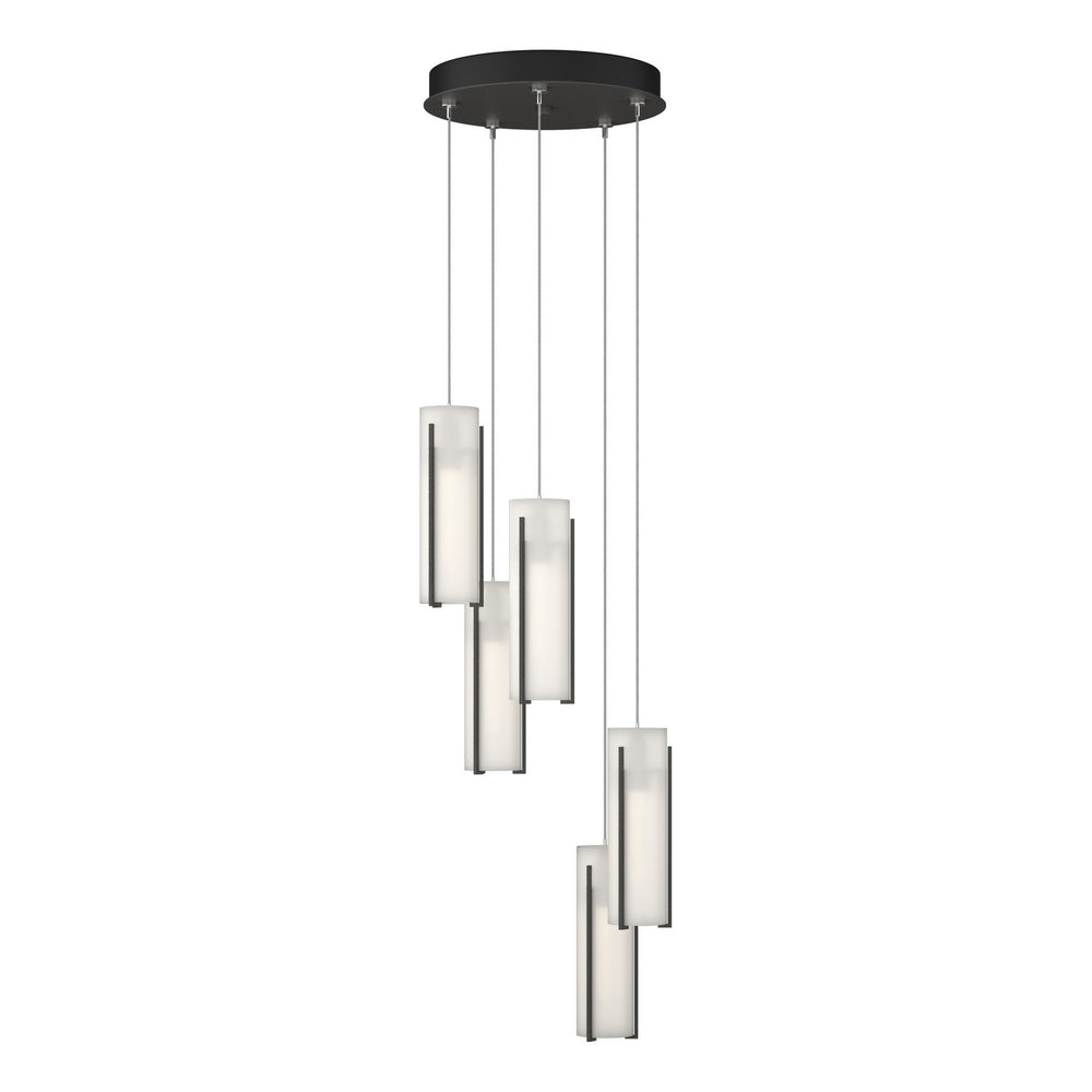 Hubbardton Forge - LED Pendant - Exos Glass - Natural Iron- Union Lighting Luminaires Decor