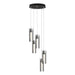 Hubbardton Forge - LED Pendant - Exos Glass - Natural Iron- Union Lighting Luminaires Decor