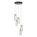 Hubbardton Forge - LED Pendant - Exos Glass - Vintage Platinum- Union Lighting Luminaires Decor