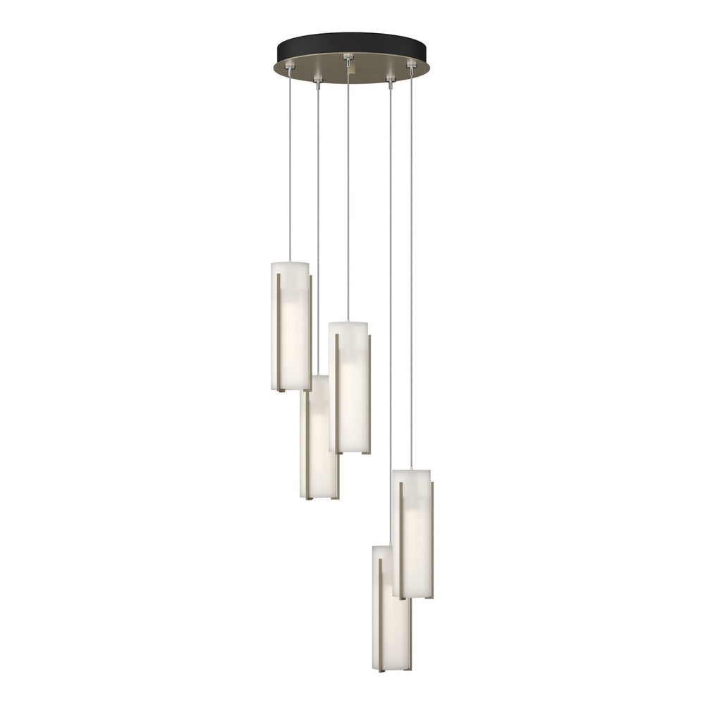 Hubbardton Forge - LED Pendant - Exos Glass - Soft Gold- Union Lighting Luminaires Decor
