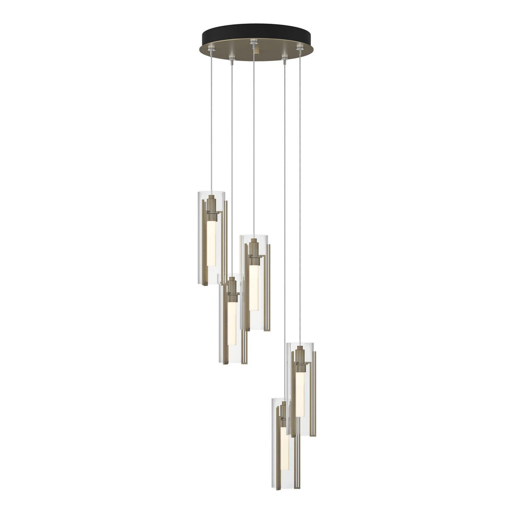 Hubbardton Forge - LED Pendant - Exos Glass - Soft Gold- Union Lighting Luminaires Decor