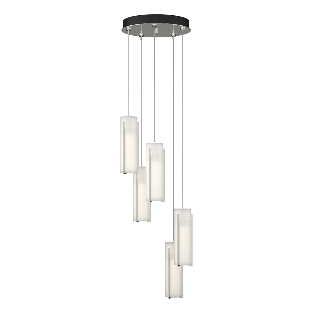 Hubbardton Forge - LED Pendant - Exos Glass - Sterling- Union Lighting Luminaires Decor