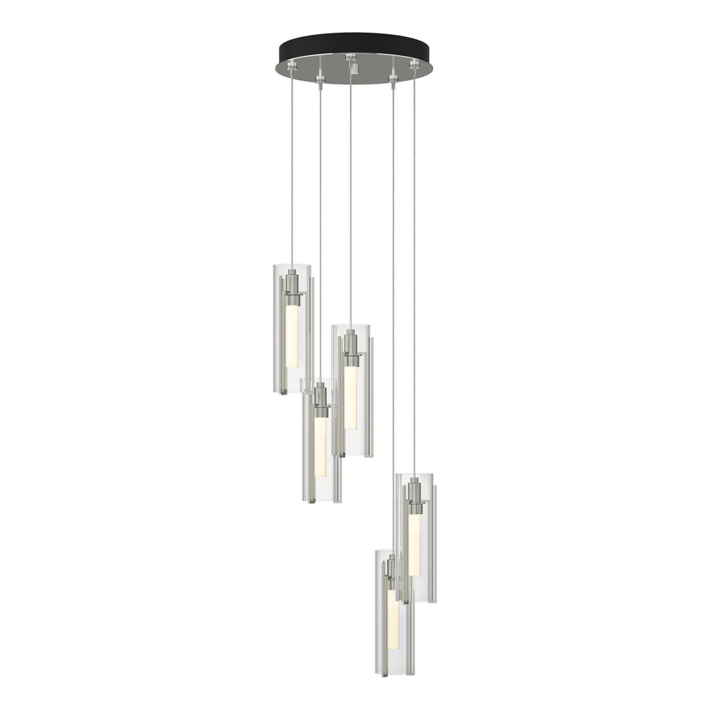Hubbardton Forge - LED Pendant - Exos Glass - Sterling- Union Lighting Luminaires Decor