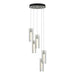 Hubbardton Forge - LED Pendant - Exos Glass - Sterling- Union Lighting Luminaires Decor