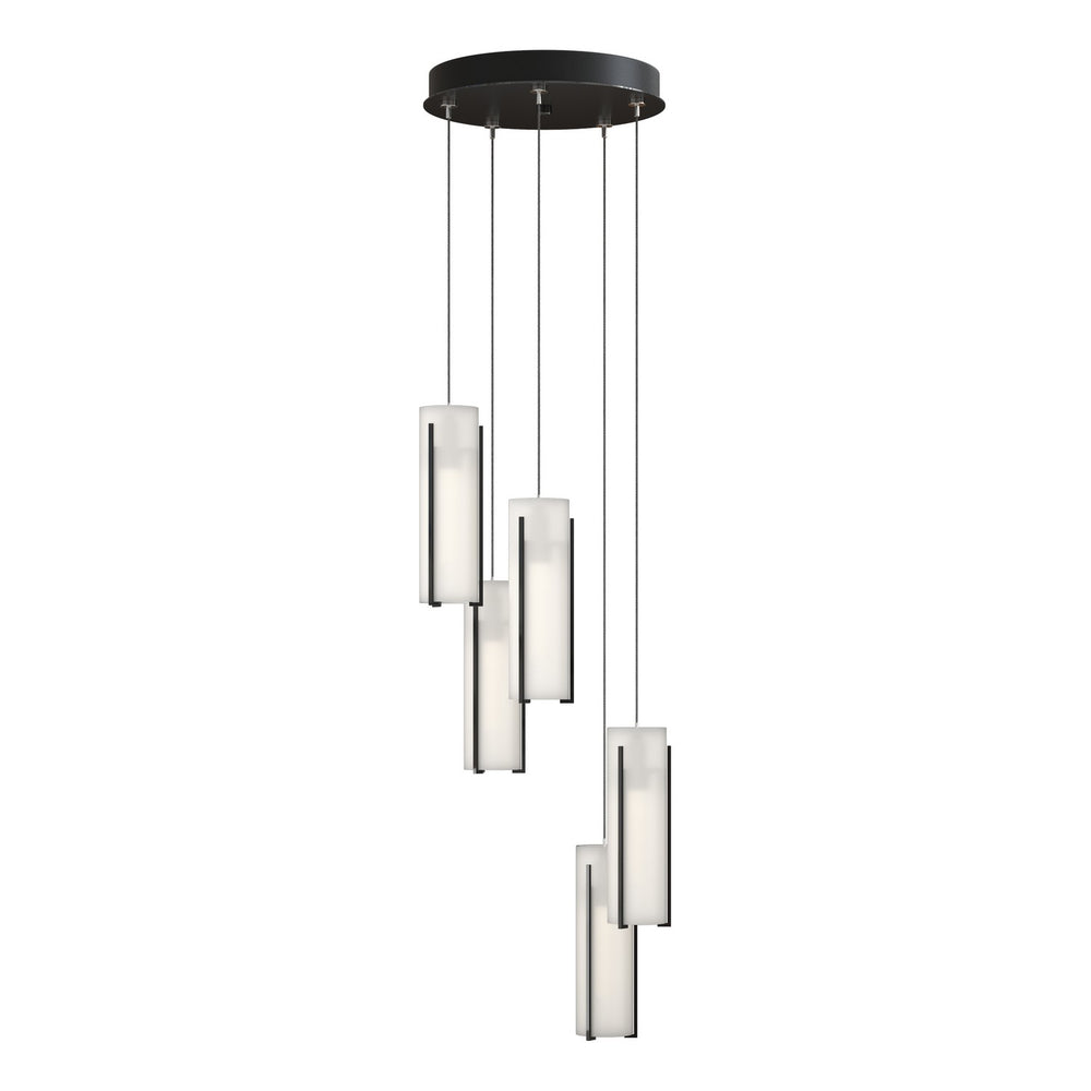 Hubbardton Forge - LED Pendant - Exos Glass - Ink- Union Lighting Luminaires Decor