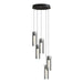 Hubbardton Forge - LED Pendant - Exos Glass - Ink- Union Lighting Luminaires Decor