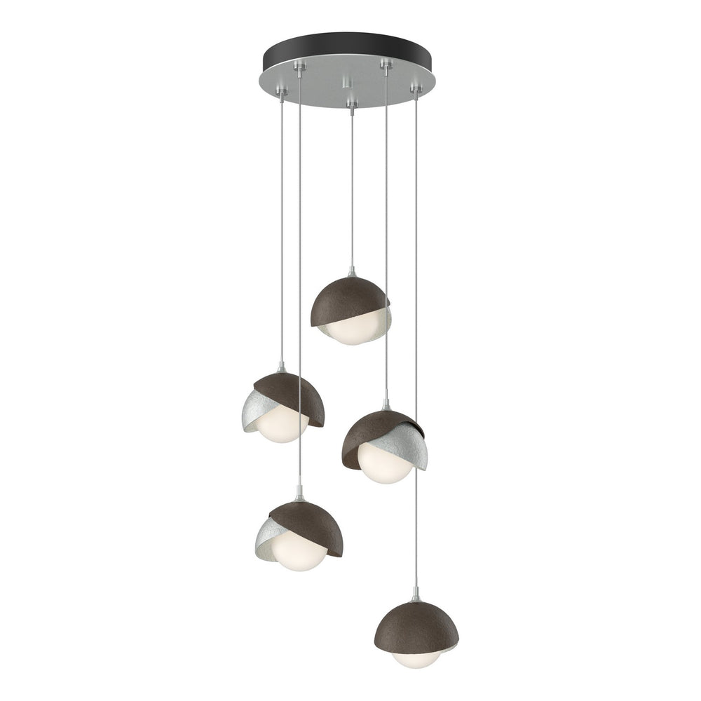 Hubbardton Forge - LED Pendant - Brooklyn - Vintage Platinum- Union Lighting Luminaires Decor