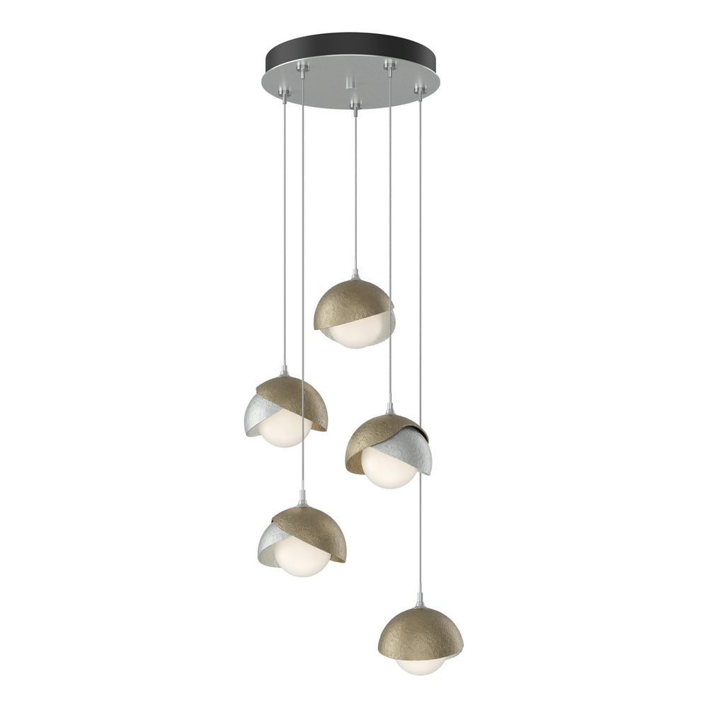 Hubbardton Forge - LED Pendant - Brooklyn - Vintage Platinum- Union Lighting Luminaires Decor