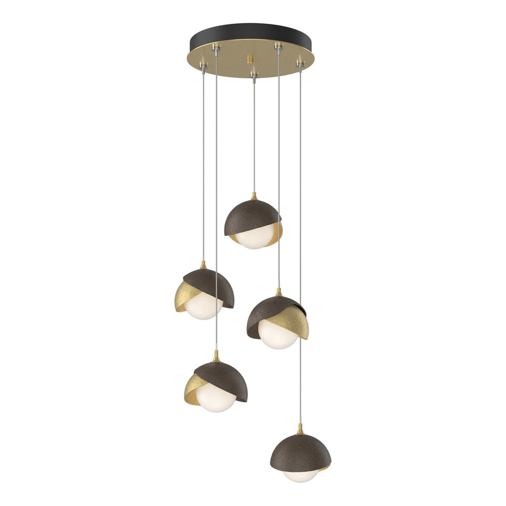 Hubbardton Forge - LED Pendant - Brooklyn - Modern Brass- Union Lighting Luminaires Decor