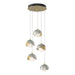 Hubbardton Forge - LED Pendant - Brooklyn - Modern Brass- Union Lighting Luminaires Decor