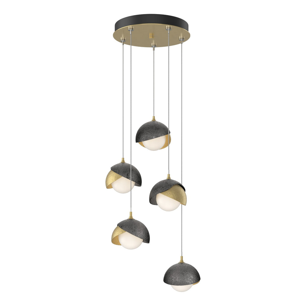 Hubbardton Forge - LED Pendant - Brooklyn - Modern Brass- Union Lighting Luminaires Decor