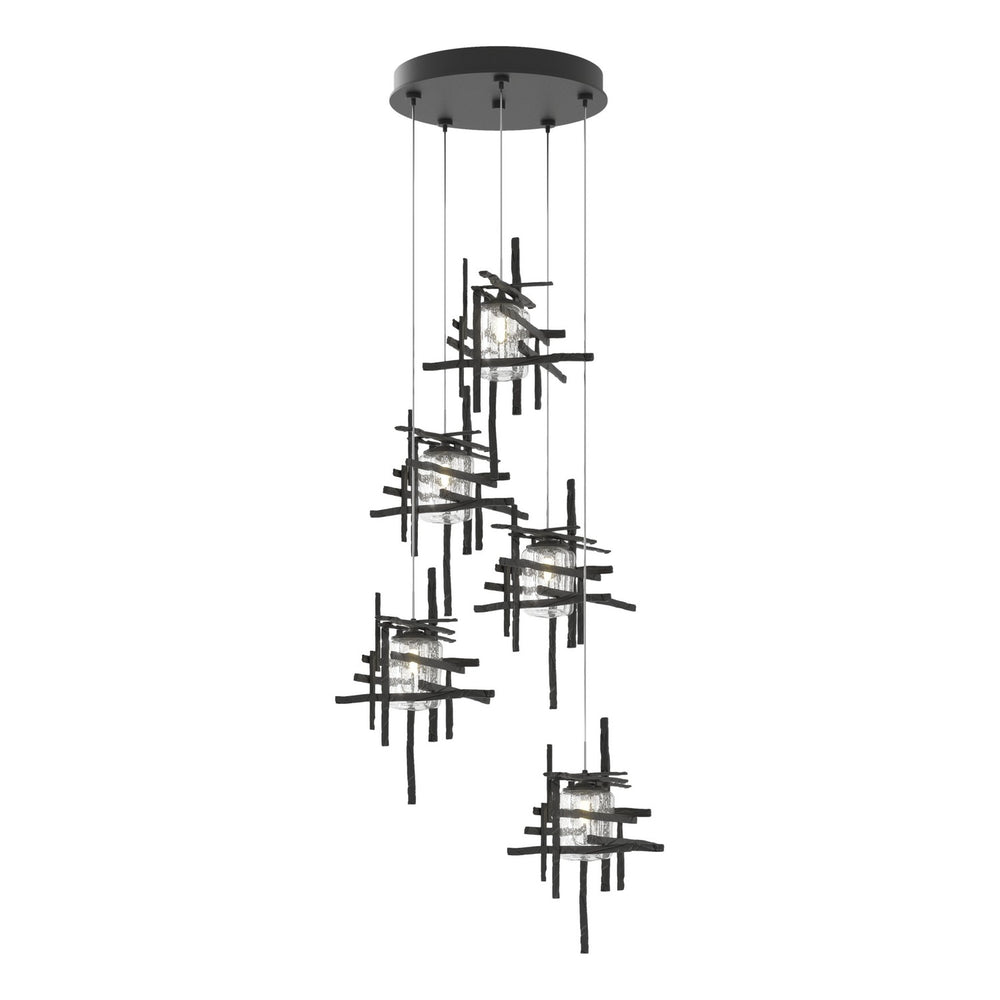 Hubbardton Forge - LED Pendant - Tura - Black- Union Lighting Luminaires Decor