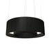 Accord Lighting - LED Pendant - Cylindrical - Charcoal- Union Lighting Luminaires Decor