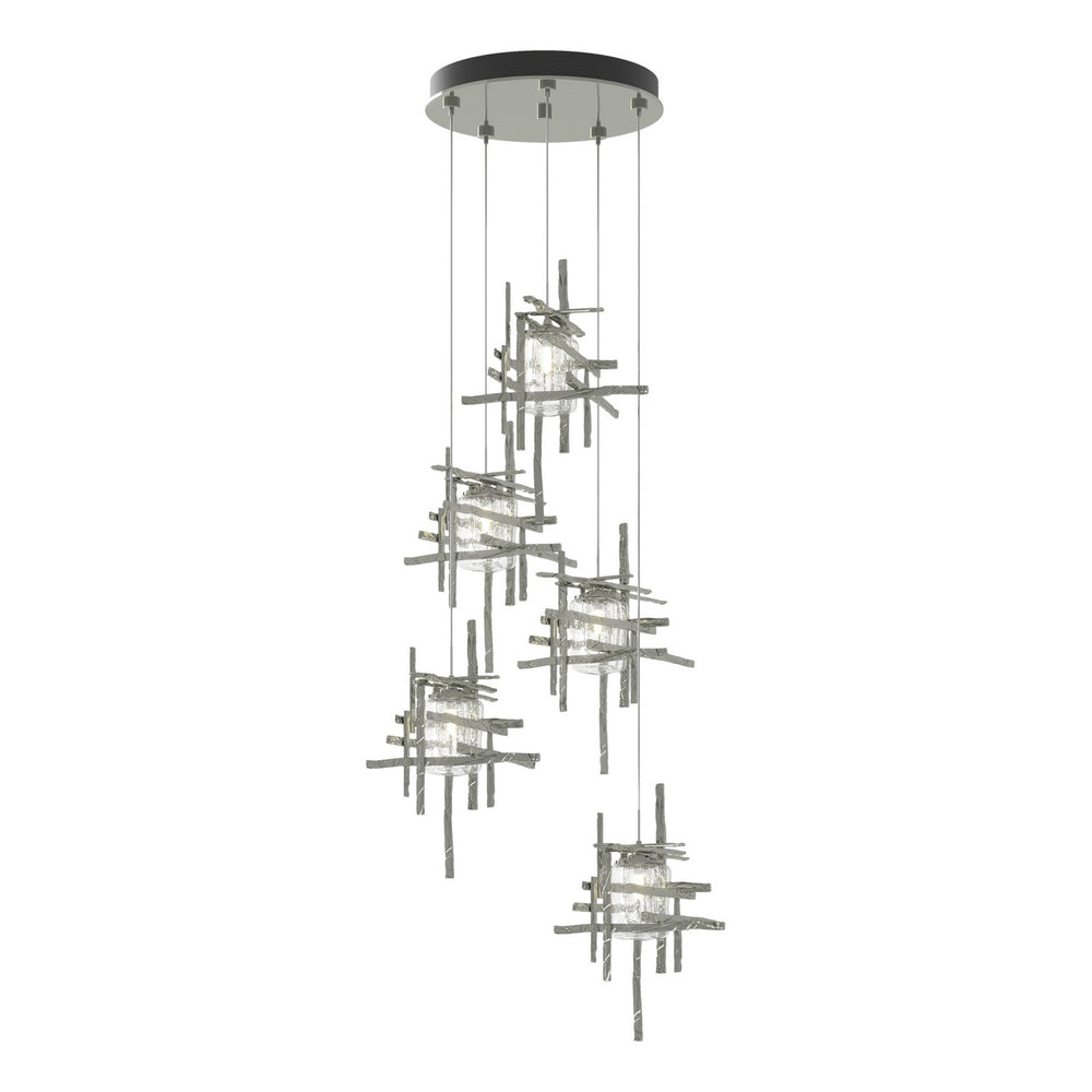 Hubbardton Forge - LED Pendant - Tura - Sterling- Union Lighting Luminaires Decor