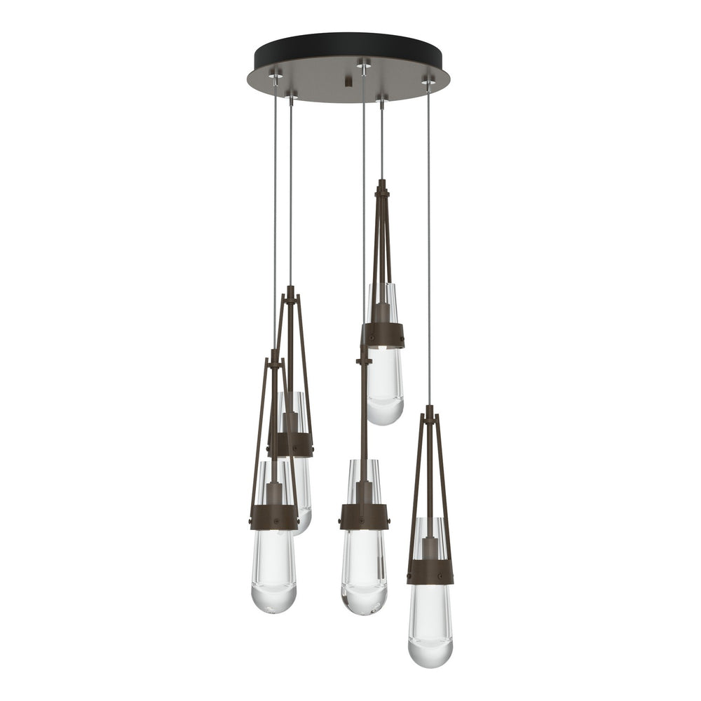 Hubbardton Forge - LED Pendant - Link - Bronze- Union Lighting Luminaires Decor