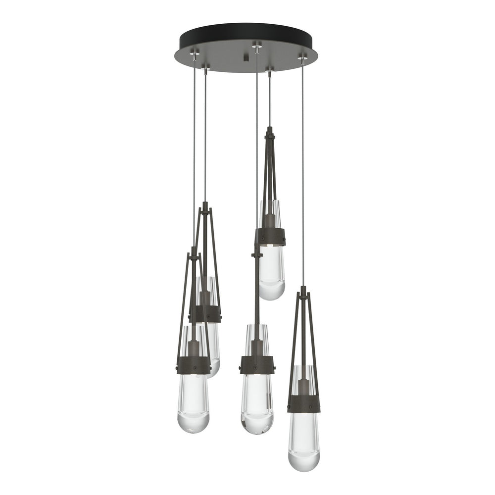 Hubbardton Forge - LED Pendant - Link - Dark Smoke- Union Lighting Luminaires Decor