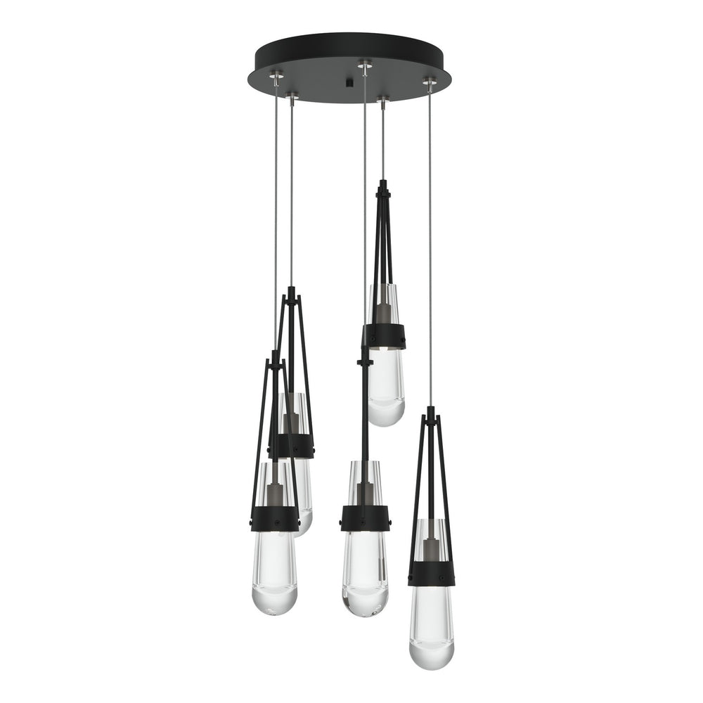 Hubbardton Forge - LED Pendant - Link - Black- Union Lighting Luminaires Decor