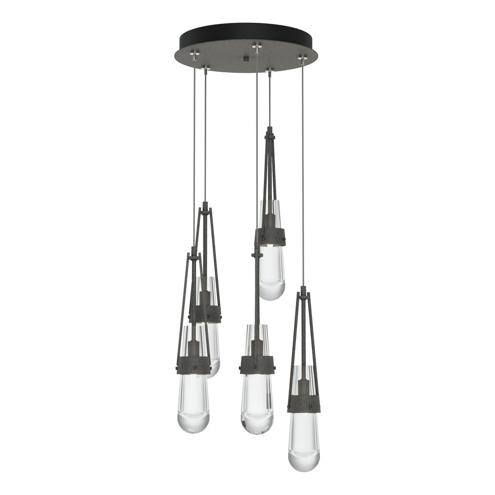 Hubbardton Forge - LED Pendant - Link - Natural Iron- Union Lighting Luminaires Decor
