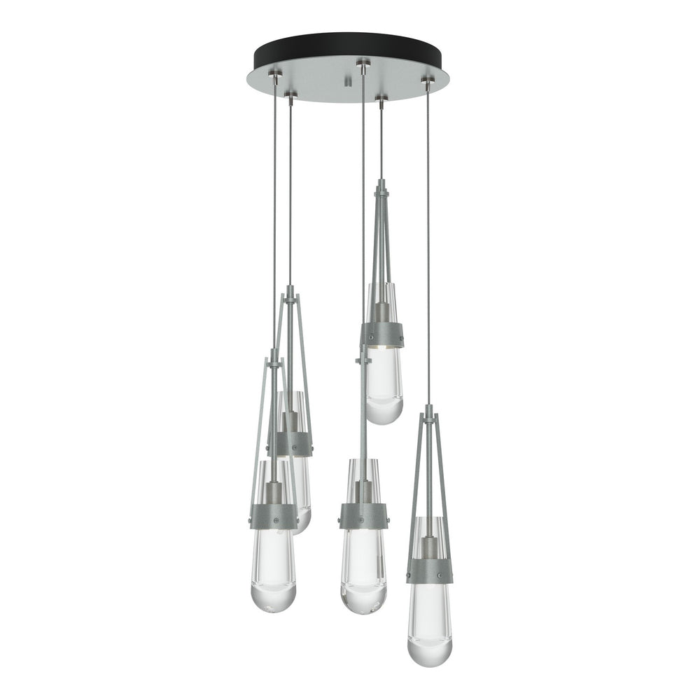 Hubbardton Forge - LED Pendant - Link - Vintage Platinum- Union Lighting Luminaires Decor