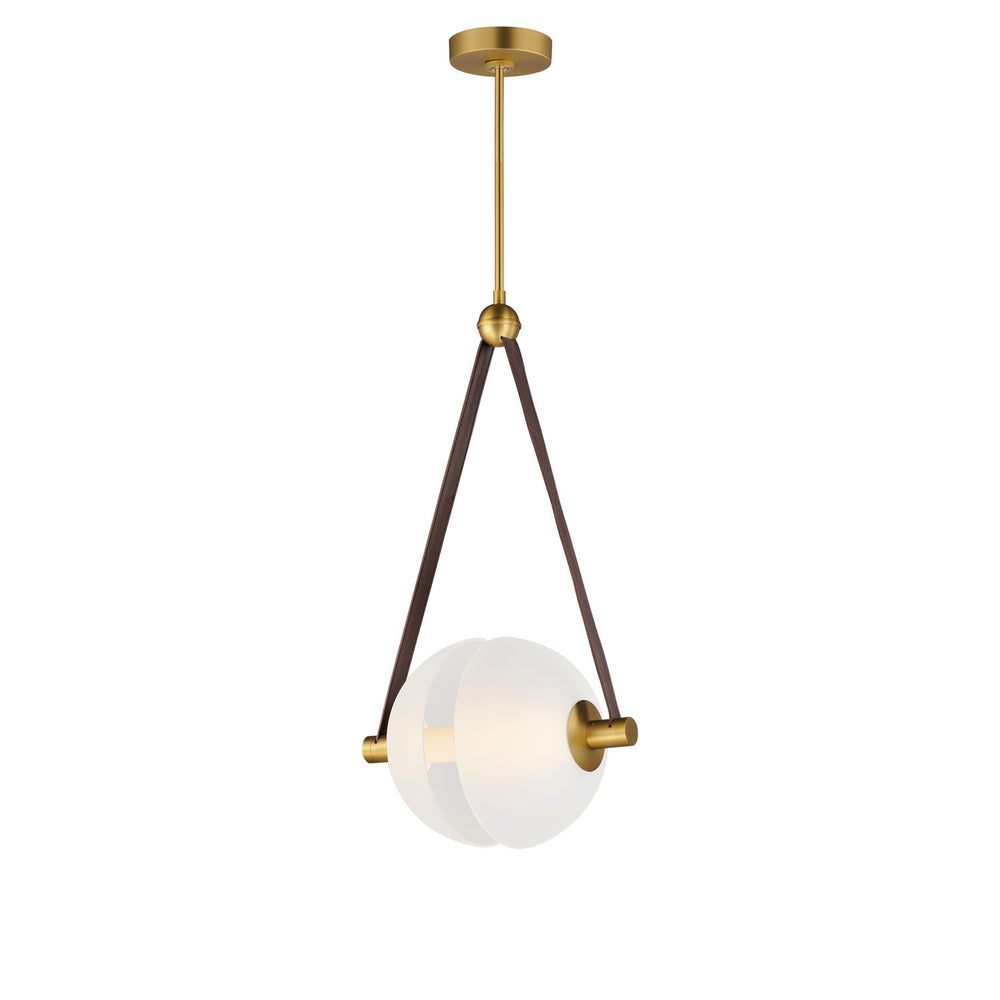 ET2 - LED Pendant - Dispatch - Natural Aged Brass- Union Lighting Luminaires Decor
