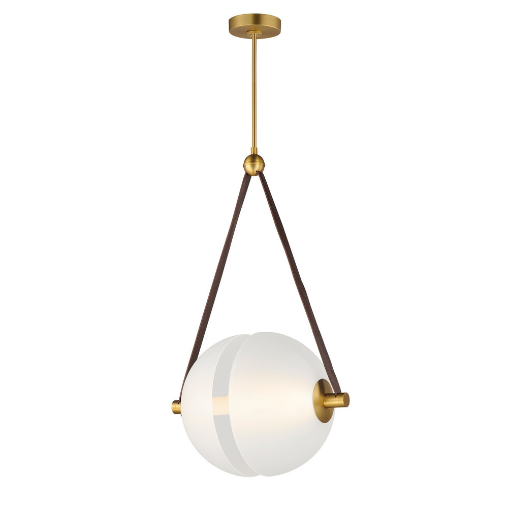 ET2 - LED Pendant - Dispatch - Natural Aged Brass- Union Lighting Luminaires Decor