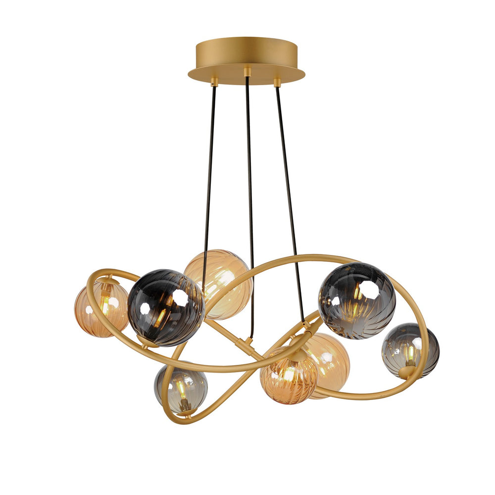 ET2 - LED Chandelier - Planetary - Gold- Union Lighting Luminaires Decor