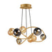 ET2 - LED Chandelier - Planetary - Gold- Union Lighting Luminaires Decor