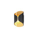 ET2 - LED Outdoor Wall Lamp - Folio - Black / Gold- Union Lighting Luminaires Decor