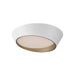 ET2 - LED Flush Mount - Slant - White/Gold- Union Lighting Luminaires Decor