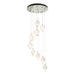 Hubbardton Forge - LED Pendant - Chrysalis - Sterling- Union Lighting Luminaires Decor