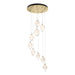 Hubbardton Forge - LED Pendant - Chrysalis - Modern Brass- Union Lighting Luminaires Decor