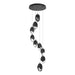 Hubbardton Forge - LED Pendant - Chrysalis - Black- Union Lighting Luminaires Decor