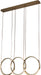PageOne - LED Pendant - Eternal - Satin Antique Brass- Union Lighting Luminaires Decor