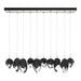 Hubbardton Forge - LED Pendant - Chrysalis - Vintage Platinum- Union Lighting Luminaires Decor