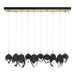 Hubbardton Forge - LED Pendant - Chrysalis - Modern Brass- Union Lighting Luminaires Decor