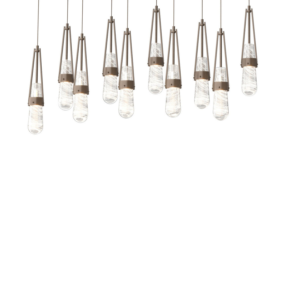 Hubbardton Forge - LED Pendant - Link - Bronze- Union Lighting Luminaires Decor
