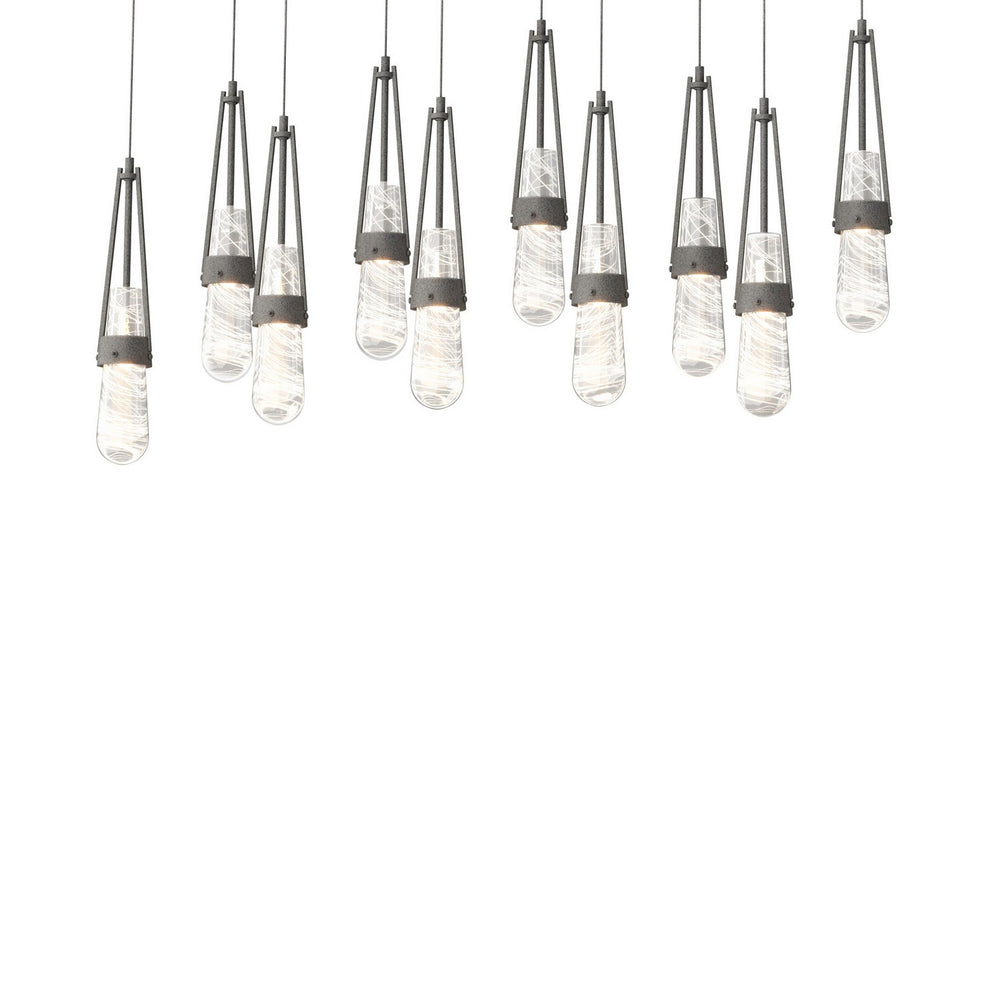 Hubbardton Forge - LED Pendant - Link - Natural Iron- Union Lighting Luminaires Decor