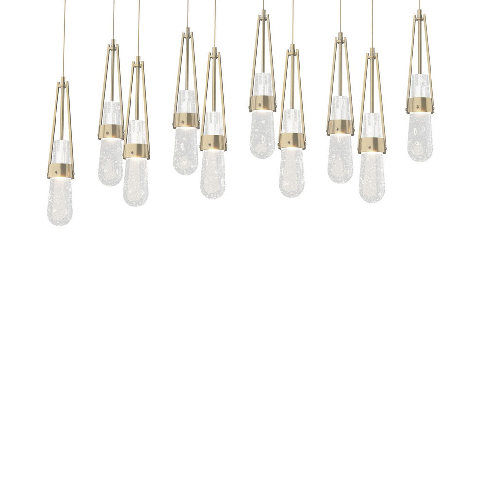 Hubbardton Forge - LED Pendant - Link - Modern Brass- Union Lighting Luminaires Decor