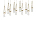 Hubbardton Forge - LED Pendant - Link - Modern Brass- Union Lighting Luminaires Decor